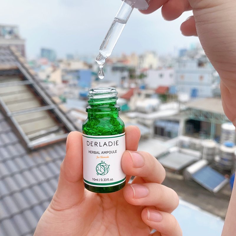 Tinh Chất Chấm Mụn Tràm Trà Derladie Herbal Ampoule For Blemish 10ml