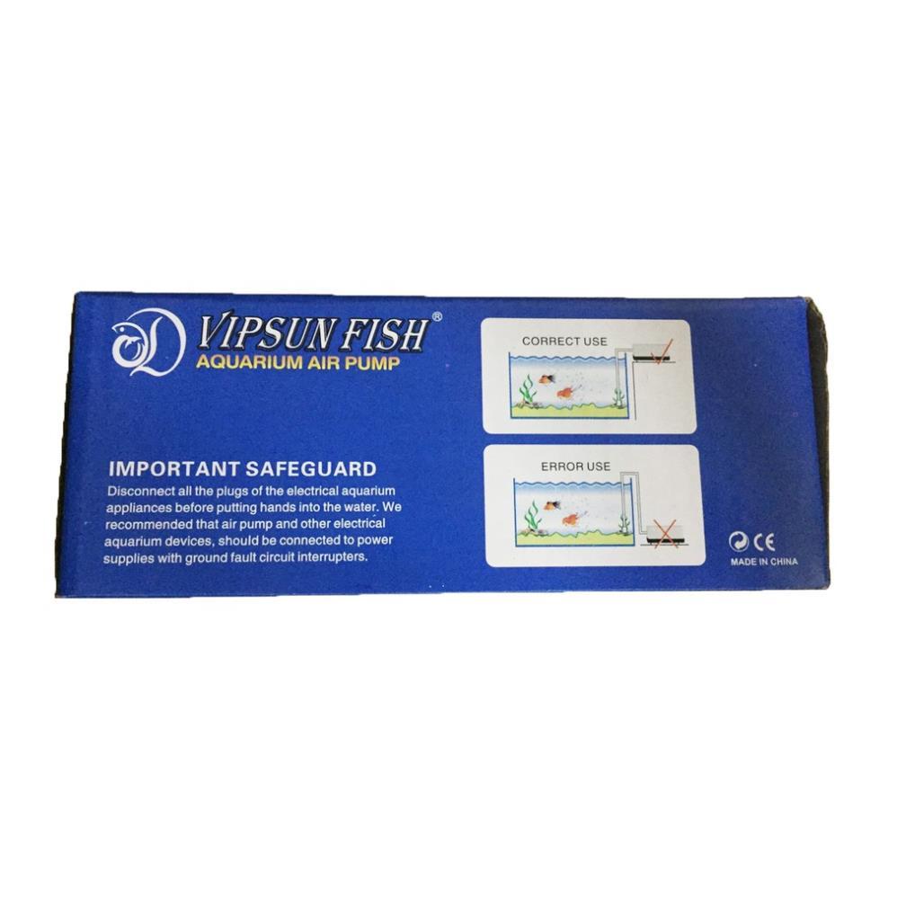 Máy Sủi Khí Oxy 2 vòi Vipsun VS-348A - Cho Hồ Cá, Bể Cá Cao Cấp