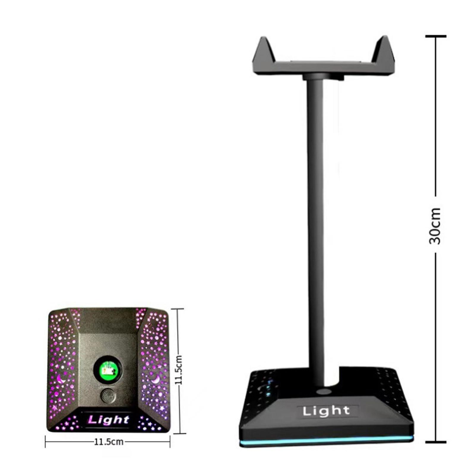 RGB Gaming Headphone Stand Headphone Holder for Gamers PC Gaming Accessories