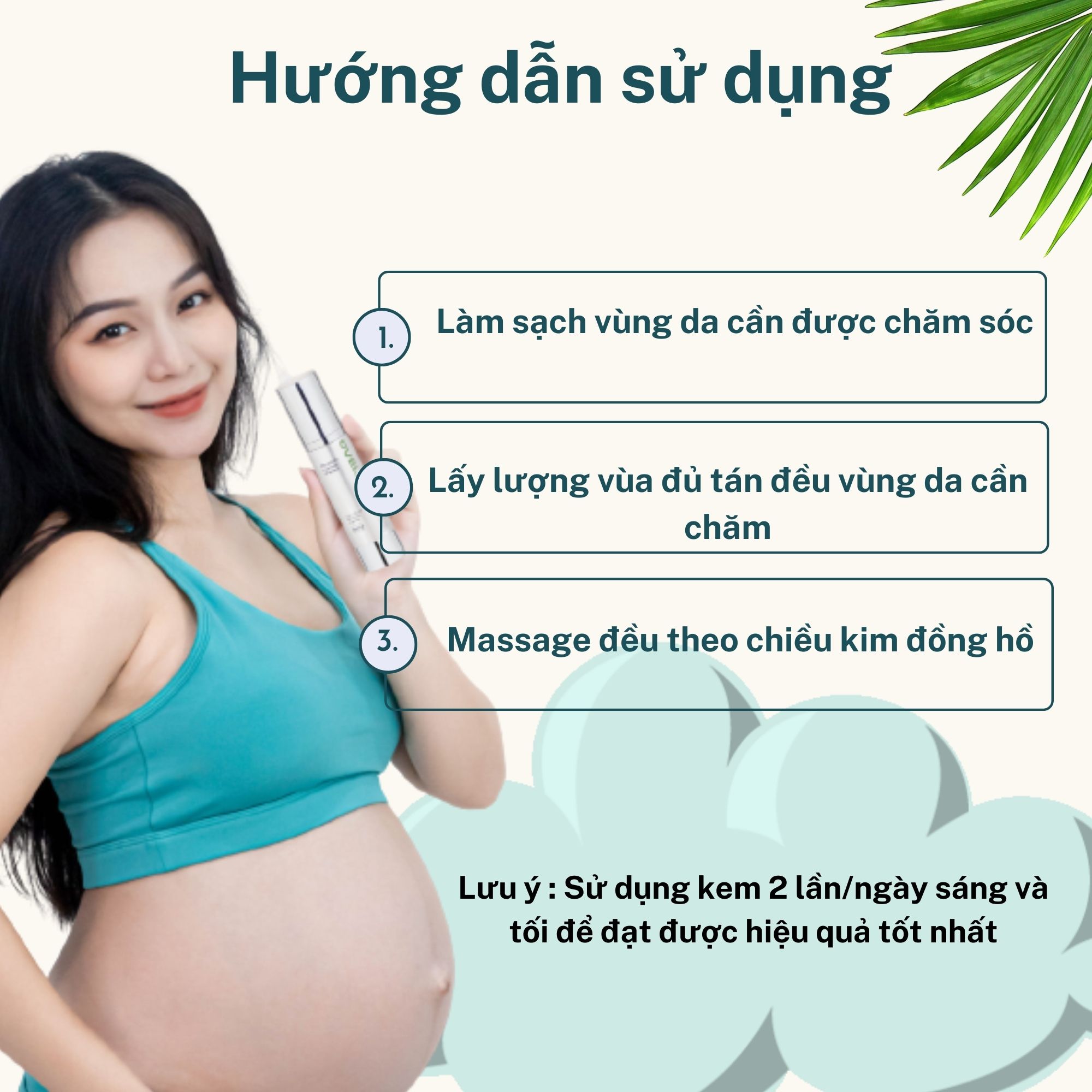 Kem Rạn Da OVELA ABERA 50ML, Dưỡng Ẩm, Giảm Rạn Cũ, Ngừa Rạn Mới, Mờ Thâm Bụng, Xóa Tan Mọi Âu Lo Về Rạn Da Cho Mẹ Bầu