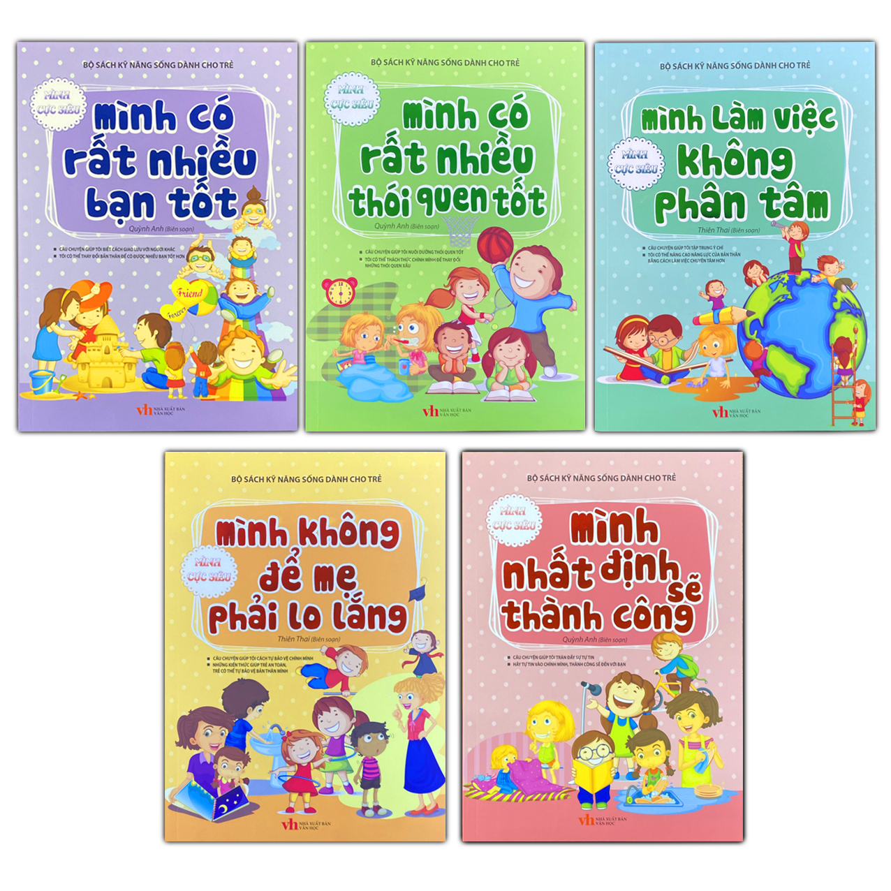 Bộ sách 5 Cuốn Kỹ Năng Sống Dành Cho Trẻ