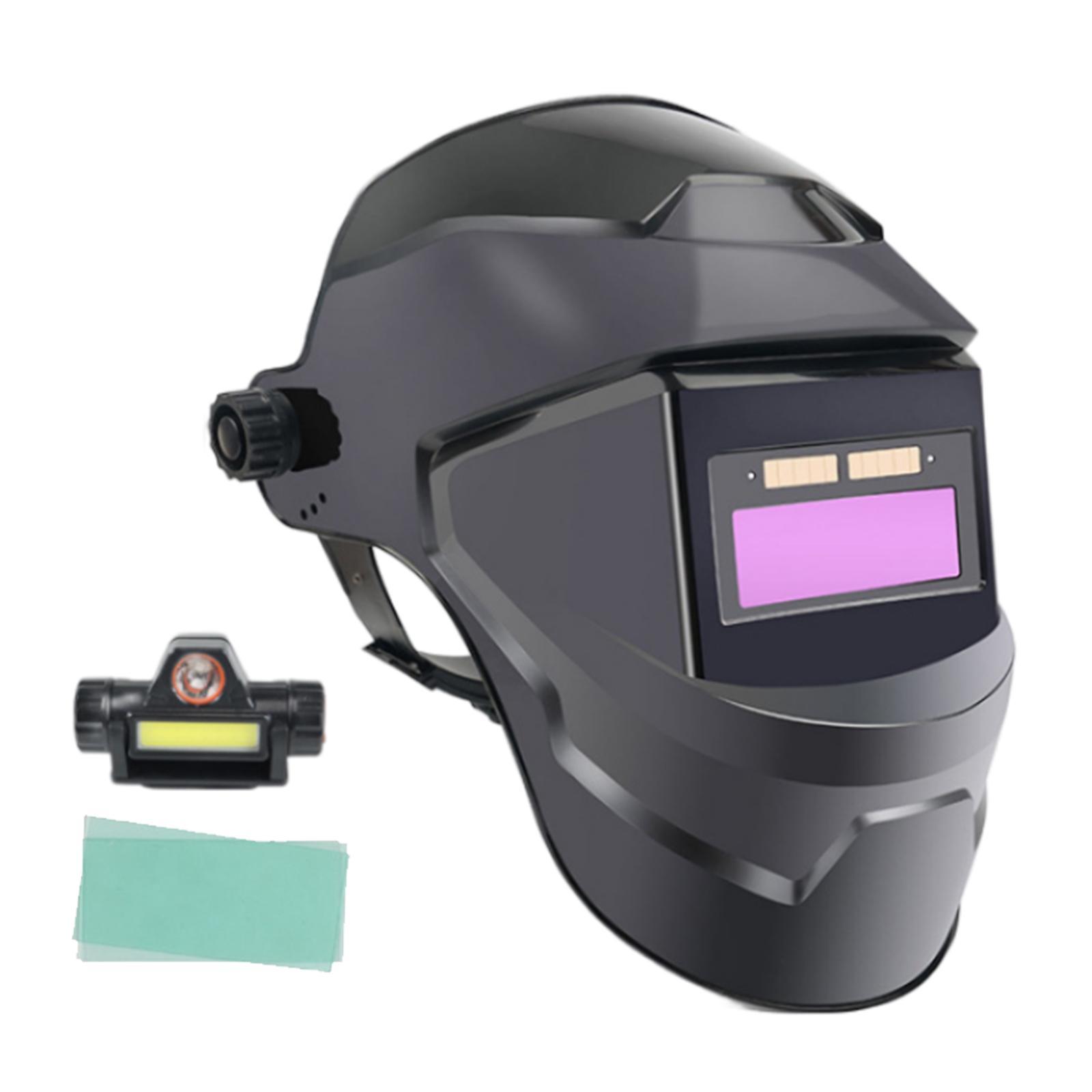 Solar Powered Welding Welder Welding Face Cover Eyes and Face Protection Large View True Protective Gear Welder