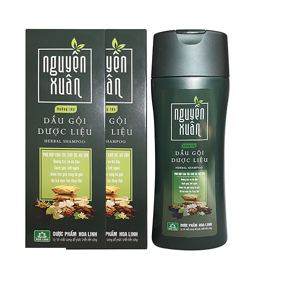 Combo 2 Chai Dầu Gội Dược Liệu Nguyên Xuân - Dưỡng Tóc (200ml)