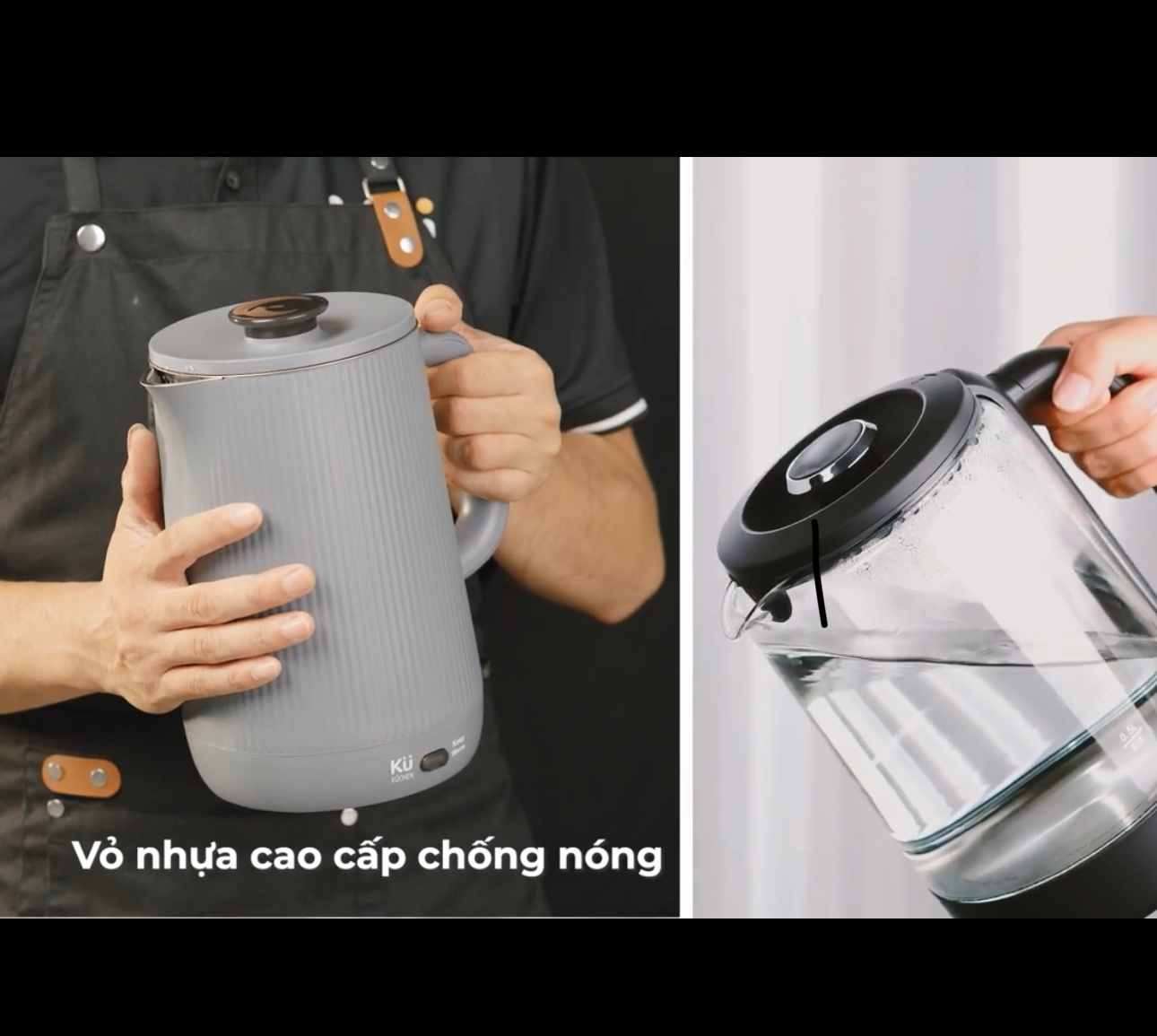 Ấm Đun Nước Siêu Tốc KUCHEN K172426 - Hàng Chính Hãng