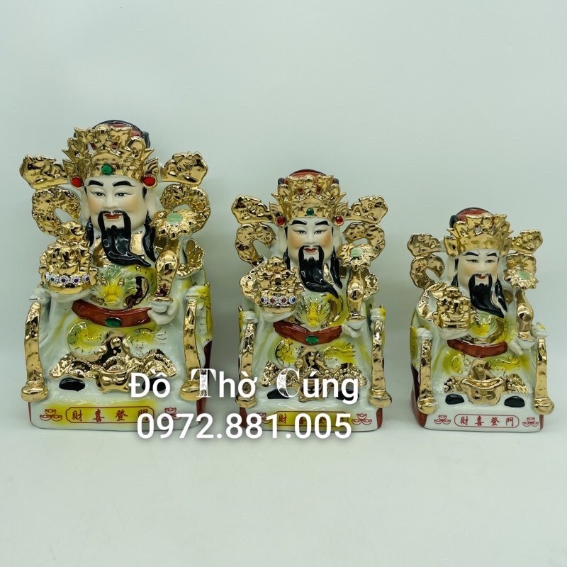 TƯỢNG THẦN TÀI PHÁT LỘC BẰNG SỨ KH18143