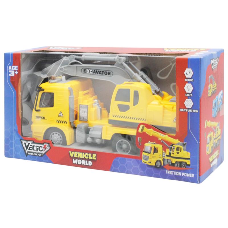 Đồ Chơi Mô Hình Xe Đào Excavator Truck - Vecto VT8910A