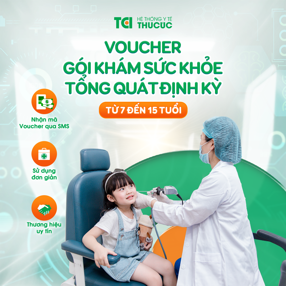 Hà Nội [E-voucher] Gói khám sức khỏe tổng quát định kỳ cho trẻ từ ...