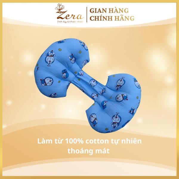 Gối bầu cánh tiên ,gối đa năng cho bà bầu giúp nâng đỡ bụng khi nằm, đỡ lưng khi ngồi giảm đau nhức lưng