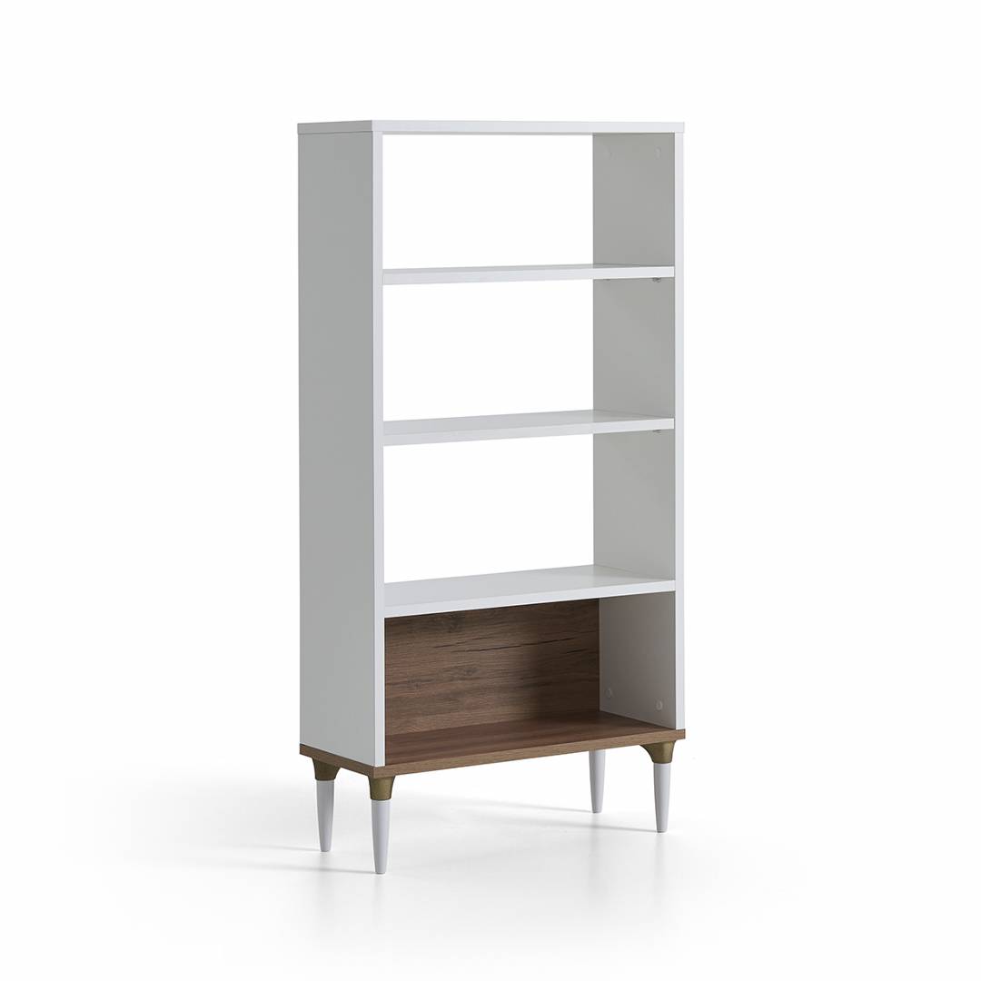 Kệ sách gỗ hiện đại SMLIFE Becker | Gỗ MDF dày 17mm chống ẩm | D60xR28xC160cm