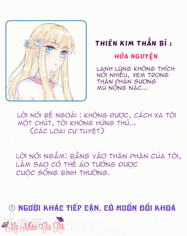 cuồng si hoa khôi lãnh thiên kim chapter 0.1 4