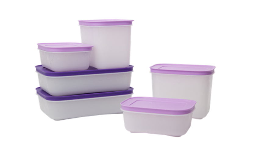 Bộ Hộp Tupperware Trữ Đông Violet - Hàng Chính Hãng