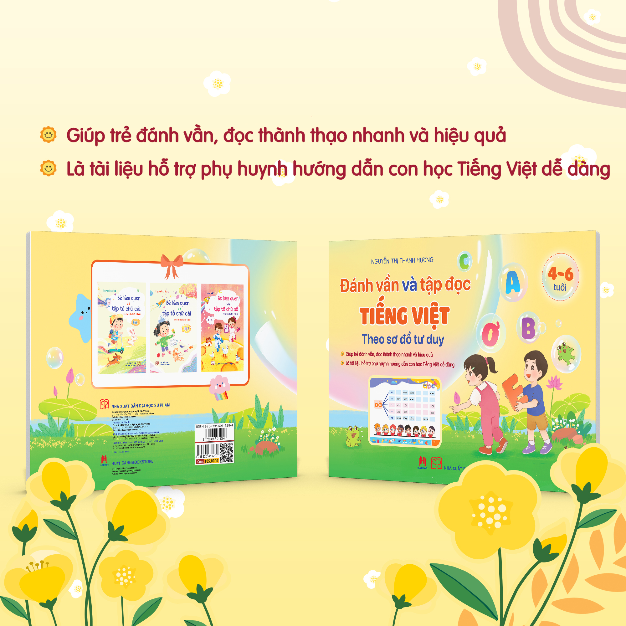 Sách Đánh Vần Và Tập Đọc Tiếng Việt Theo Sơ Đồ Tư Duy - Dạy Bé Tập Đánh Vần, Tập Đọc Nhàn Tênh, Con Hiểu Nhanh, Nhớ Lâu