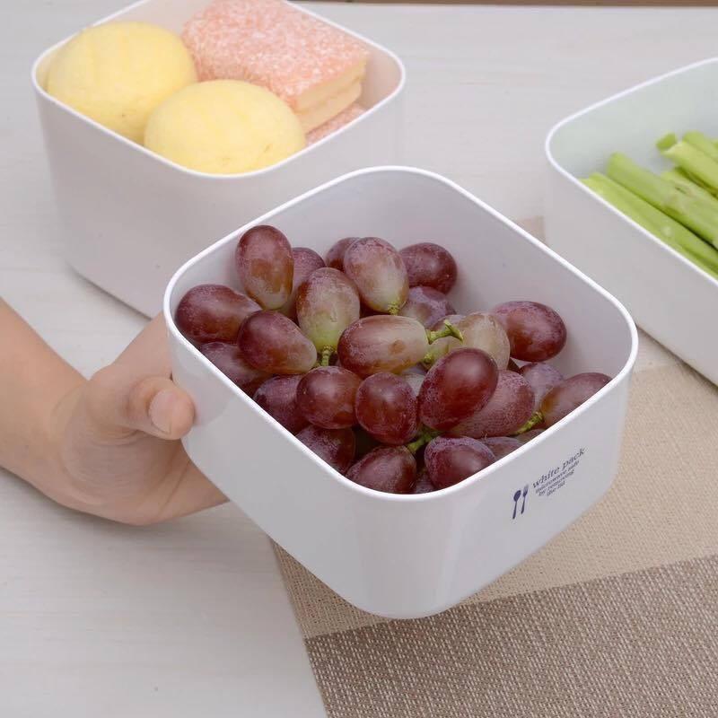 Bộ 3 hộp nhựa đựng thực phẩm white pack 1L, 900ml, 280ml