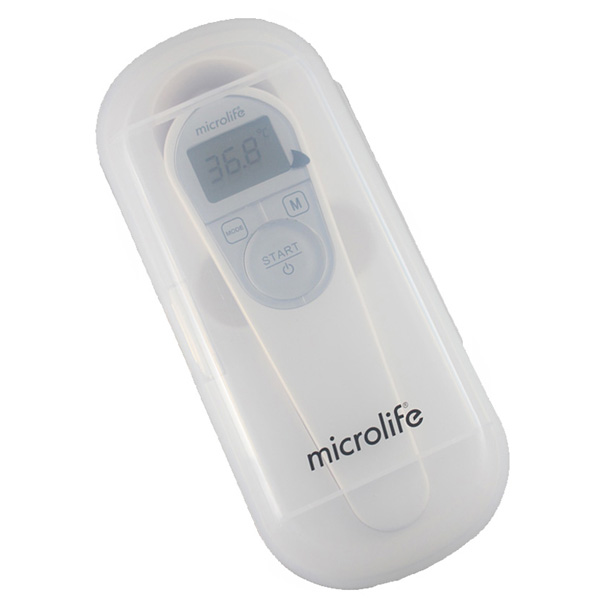 Nhiệt kế điện tử đo trán Microlife NC 200 model 2020 kèm hộp đựng tiện lợi