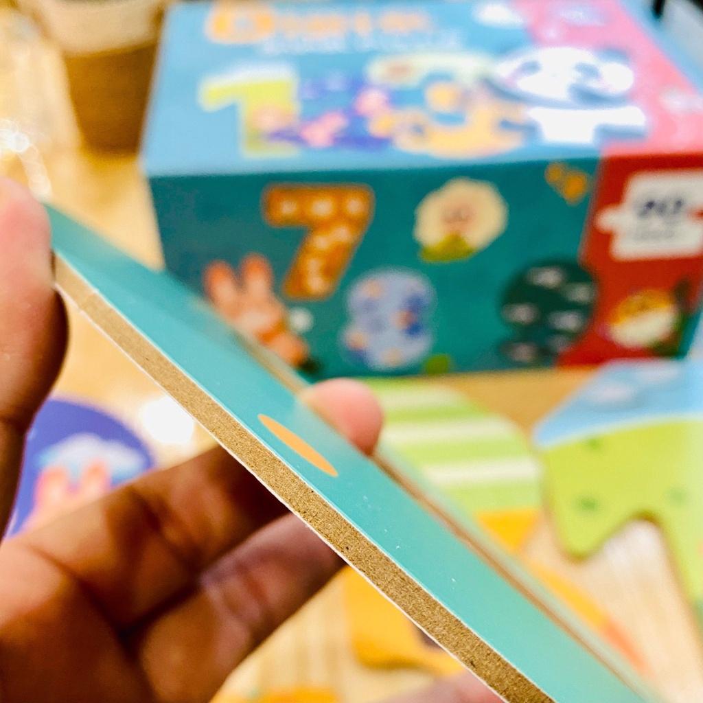 HOT GHÉP HÌNH PUZZLE CHỦ ĐỀ CHỮ CÁI VÀ SỐ ĐẾM CHẤT LƯỢNG GỖ THÔNG CAO CẤP CHO BÉ TỪ 2 TUỔI