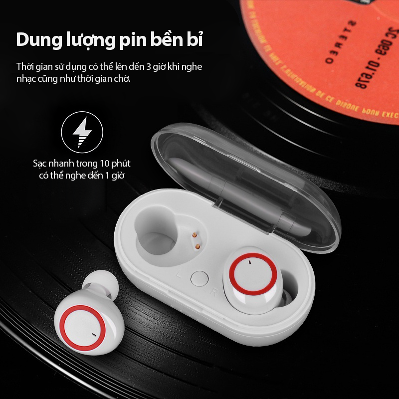 | Xuất Khẩu Mỹ - Nghe 12-15h | - Tai Nghe Bluetooth Không Dây - The Deosd C1-Y50/X3S - Hàng Chính Hãng