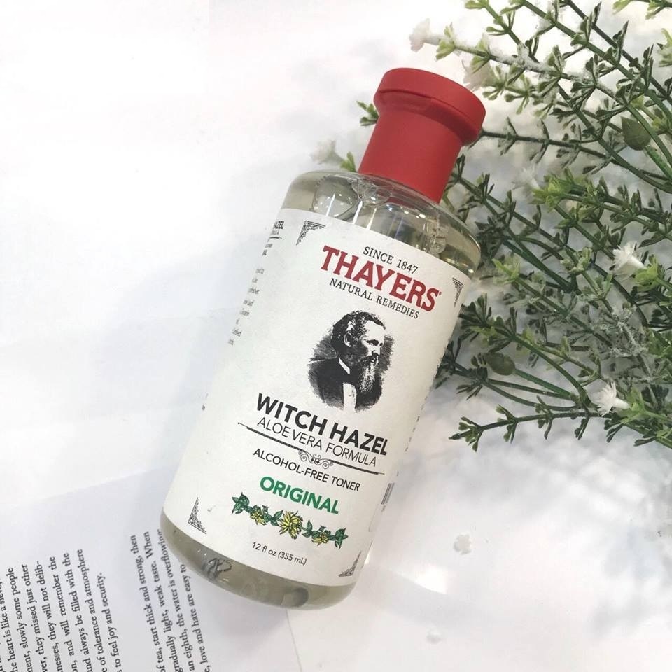 Nước Hoa Hồng Không Cồn Thayers Original 355ml Alcohol - Free Toner Original + Tặng kèm bông tẩy trang Ipek 80 miếng