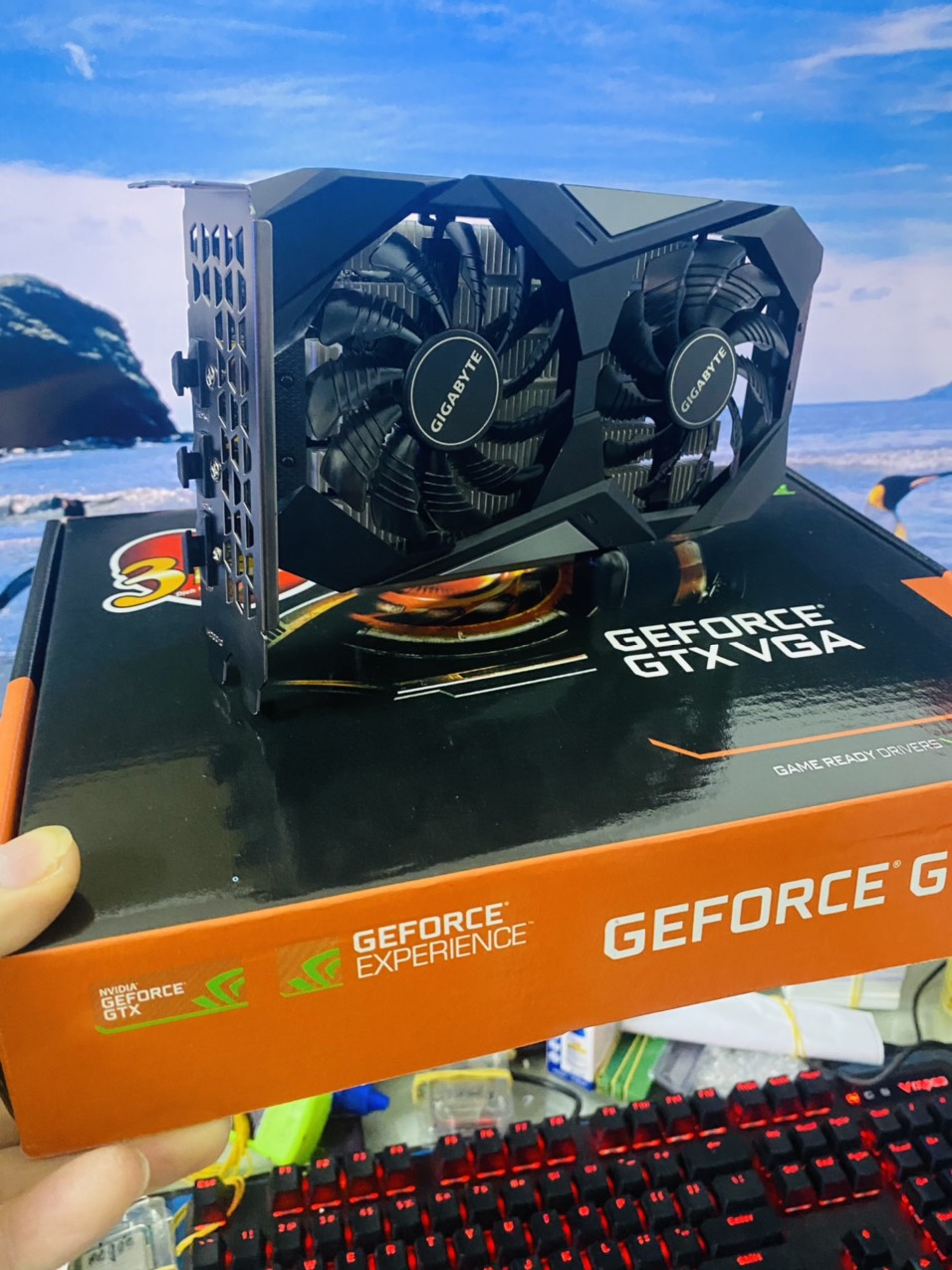 VGA (Cạc màn hình) GIGABYTE GeForce GTX 1650 4GB/D5/2FAN - HÀNG CHÍNH HÃNG