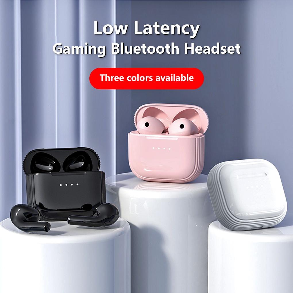 Earbuds Noise Reduction Stereo Self Connection Bluetooth-compatible Earphone Indoor Household Office Headset withELEN