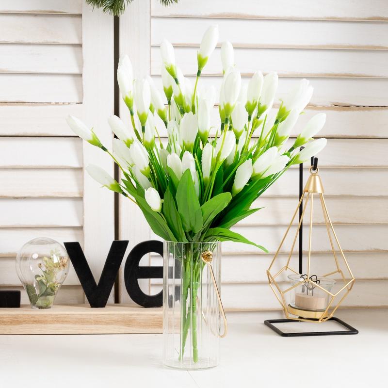 Hoa Tulip Nhân Tạo Trang Trí Văn Phòng/Tiệc Cưới