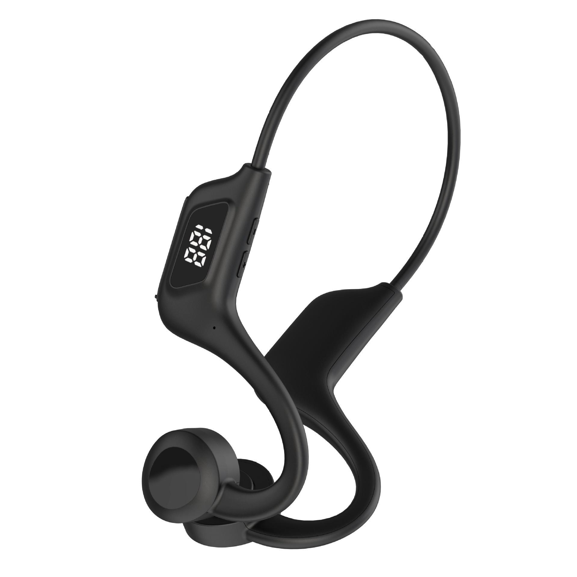 Khuyến mại mới Tai nghe bluetooth dẫn truyền xương LY1 không có trong tai tai nghe bluetooth thể thao không dây chống thấm nước với pin lớn