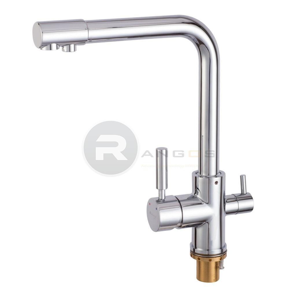 Vòi rửa bát nóng lạnh Rangos RG-516, Vòi rửa chén nóng lạnh cao cấp, sáng bóng và dày dặn vĩnh viễn không han rỉ