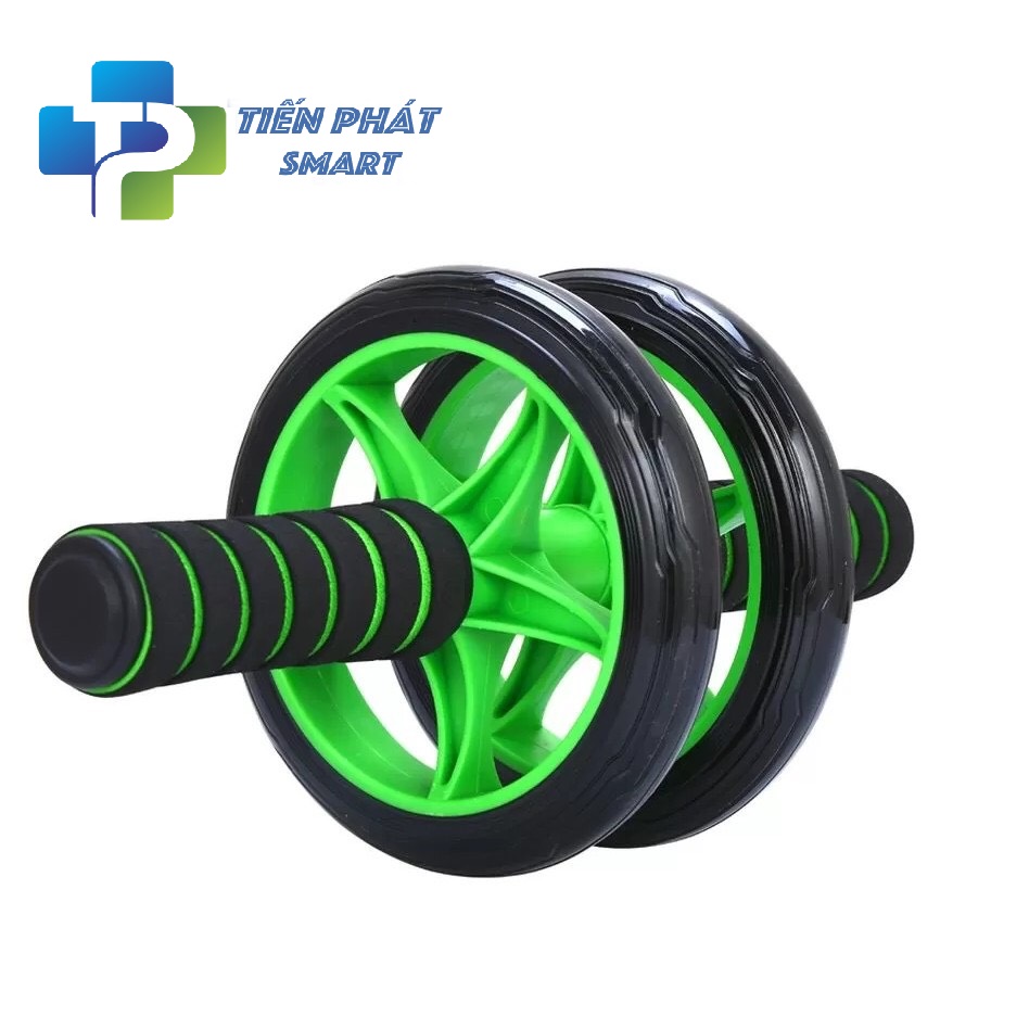 CON LĂN TẬP CƠ BỤNG 2 BÁNH AB WHEEL(TẶNG THẢM QUỲ)