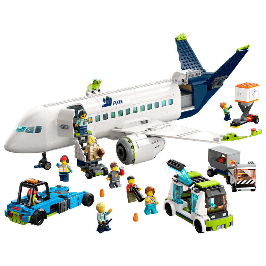 Đồ Chơi Lắp Ráp Máy Bay Chở Hành Khách LEGO CITY 60367 (913 chi tiết)