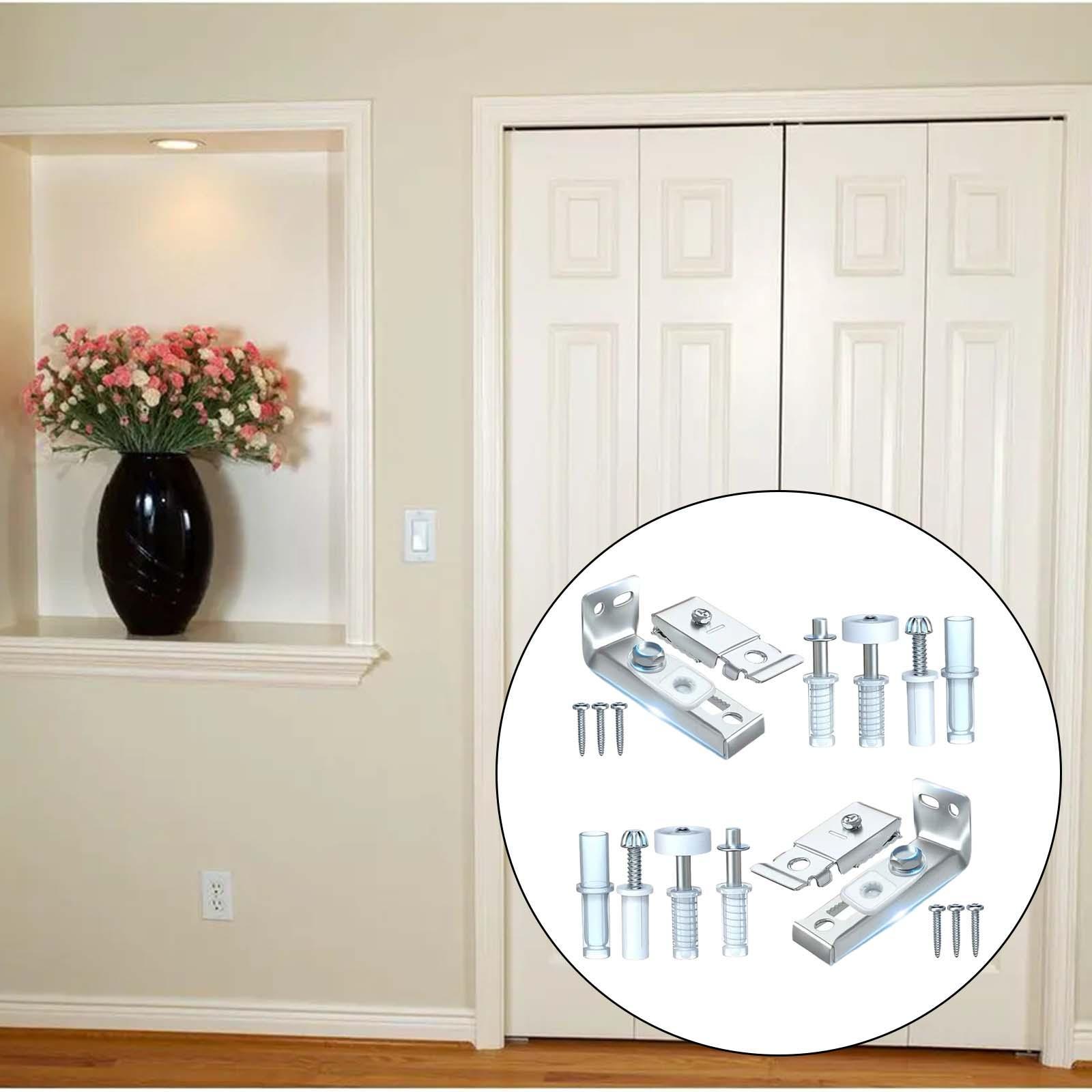 Bifold Door Hardware Repair Guide Wheel Louver Door for 7/8" to 1" Track
