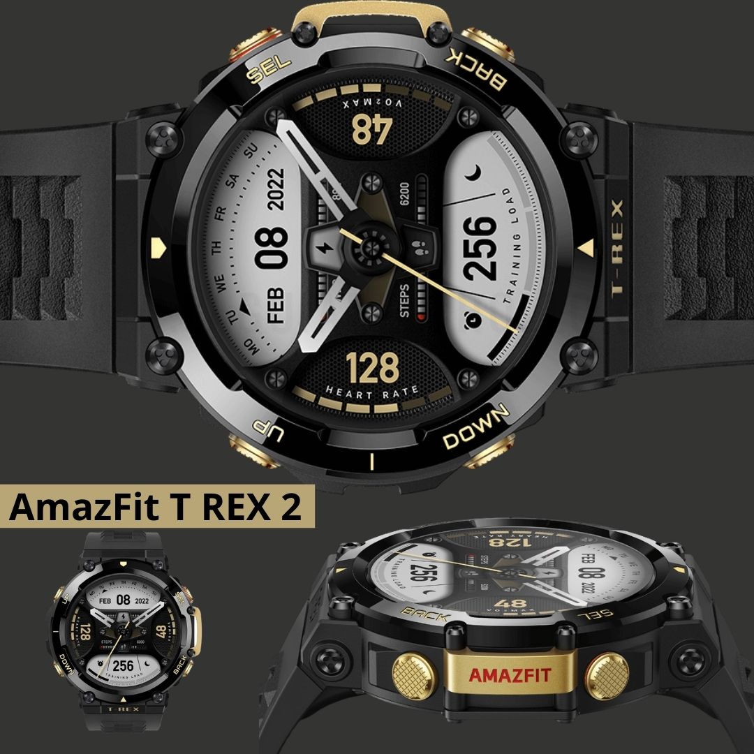 Đồng Hồ Thông Minh AMAZFIT T-REX 2 | Giao Diện Tiếng Việt | Phiên Bản Quốc Tế  | Hàng Chính Hãng