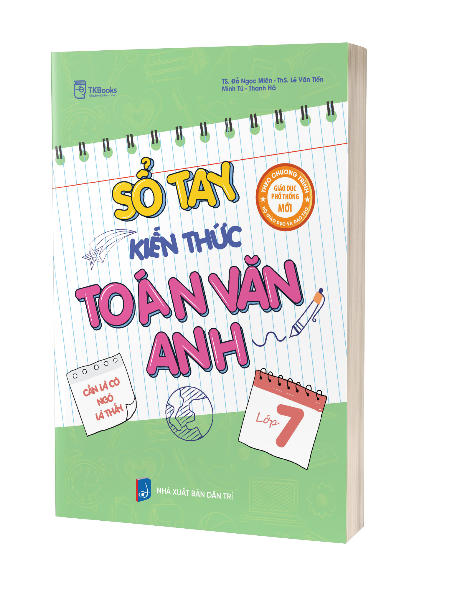 Sổ tay kiến thức Toán - Văn - Anh lớp 7