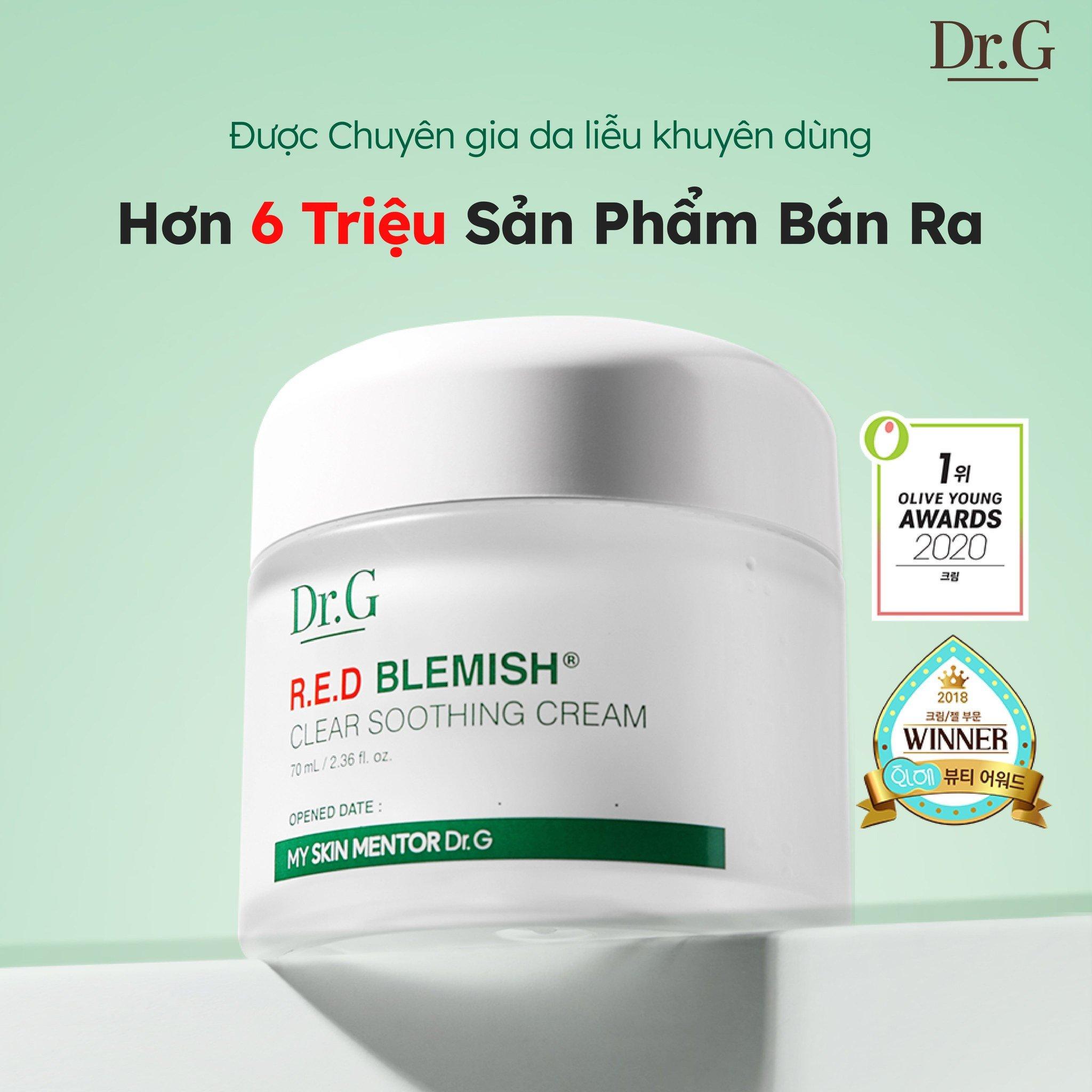 Kem Dưỡng Da Dr.G Red-Blemish Clear Cream 70ml