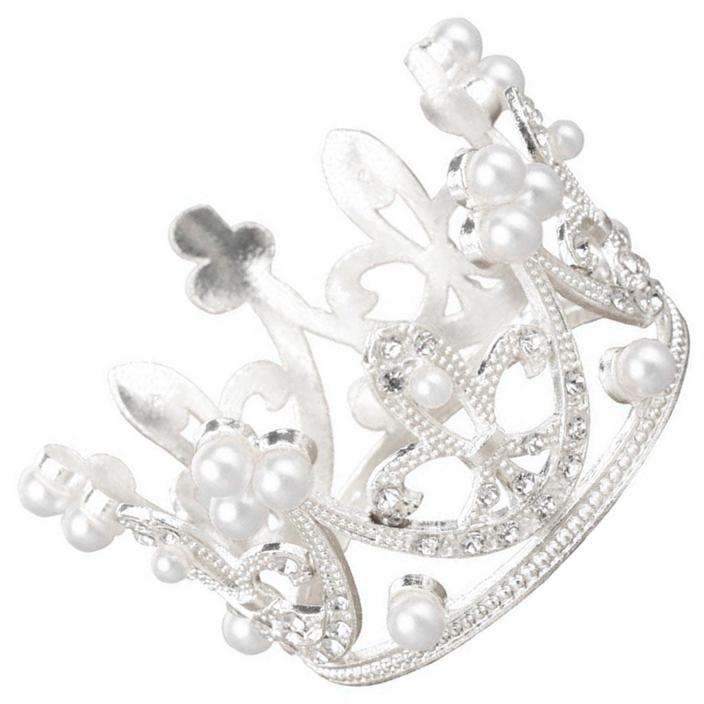 Mini Cake Crown Topper Tiara Cho Tiệc Cưới Bánh Sinh Nhật