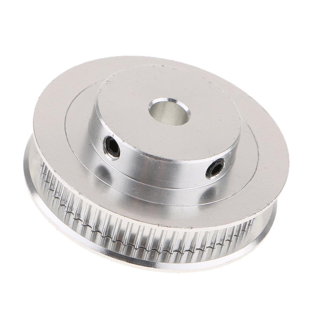 Aluminum Alloy GT2 Timing Belt Pulley 60 Teeth Bore 5mm for 3D Printing