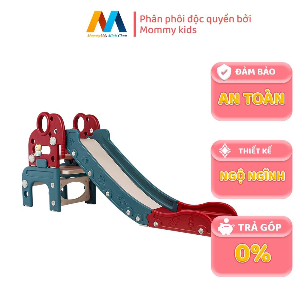 CẦU TRƯỢT MOMMYKIDS MINH CHÂU HÌNH CON VOI ĐÁNG YÊU CHO BÉ TẶNG KÈM COMBO BẢN VIẾT VÀ ĐỒ DÙNG CHO BÉ HỌC CHỮ, VẼ