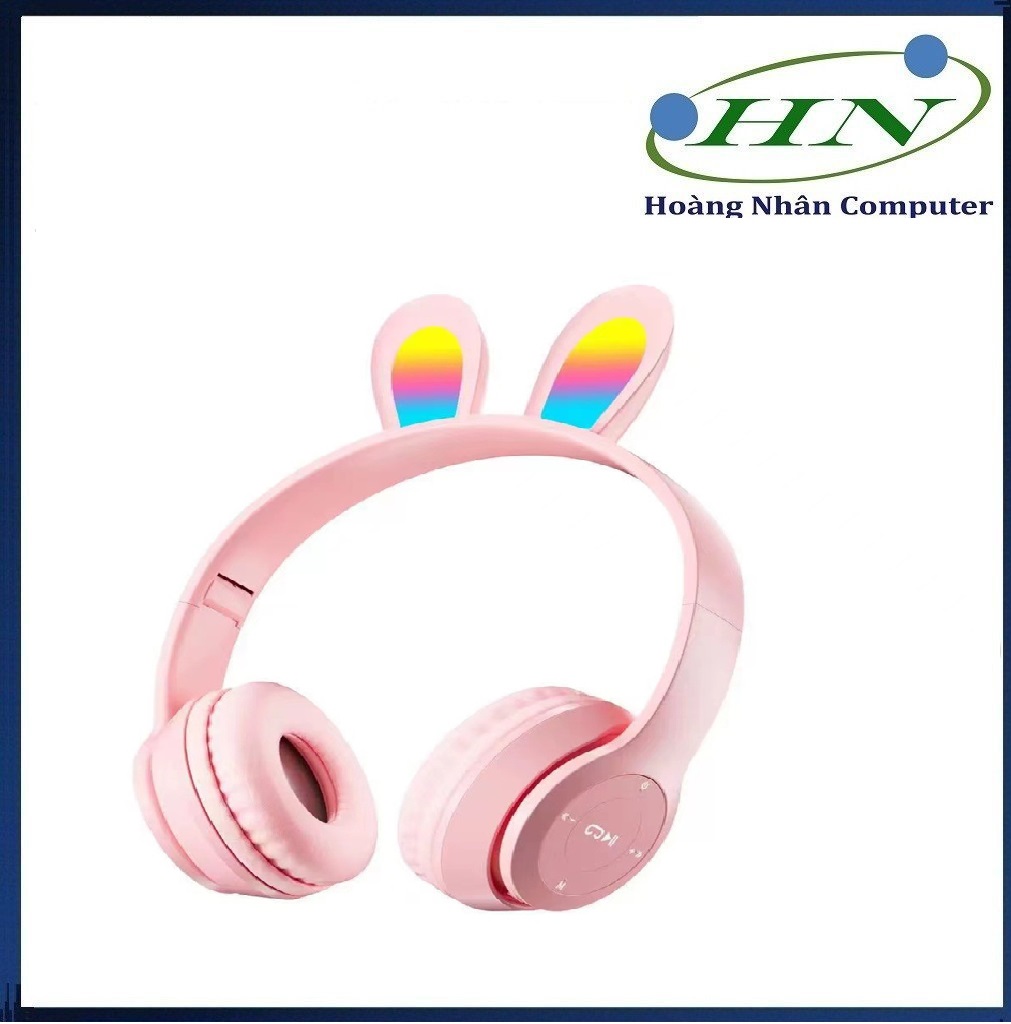 HEADPHONE KHÔNG DÂY TAI THỎ P47R VỚI ÂM THANH SIÊU RÕ