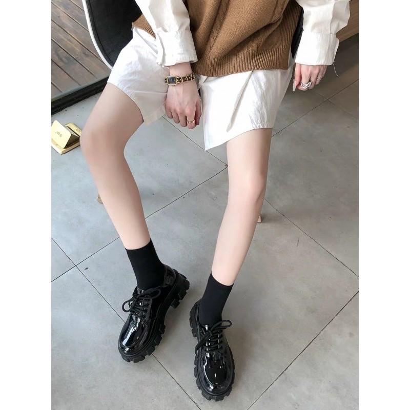 Giày Bốt nữ cổ thấp phong cách Hàn quốc