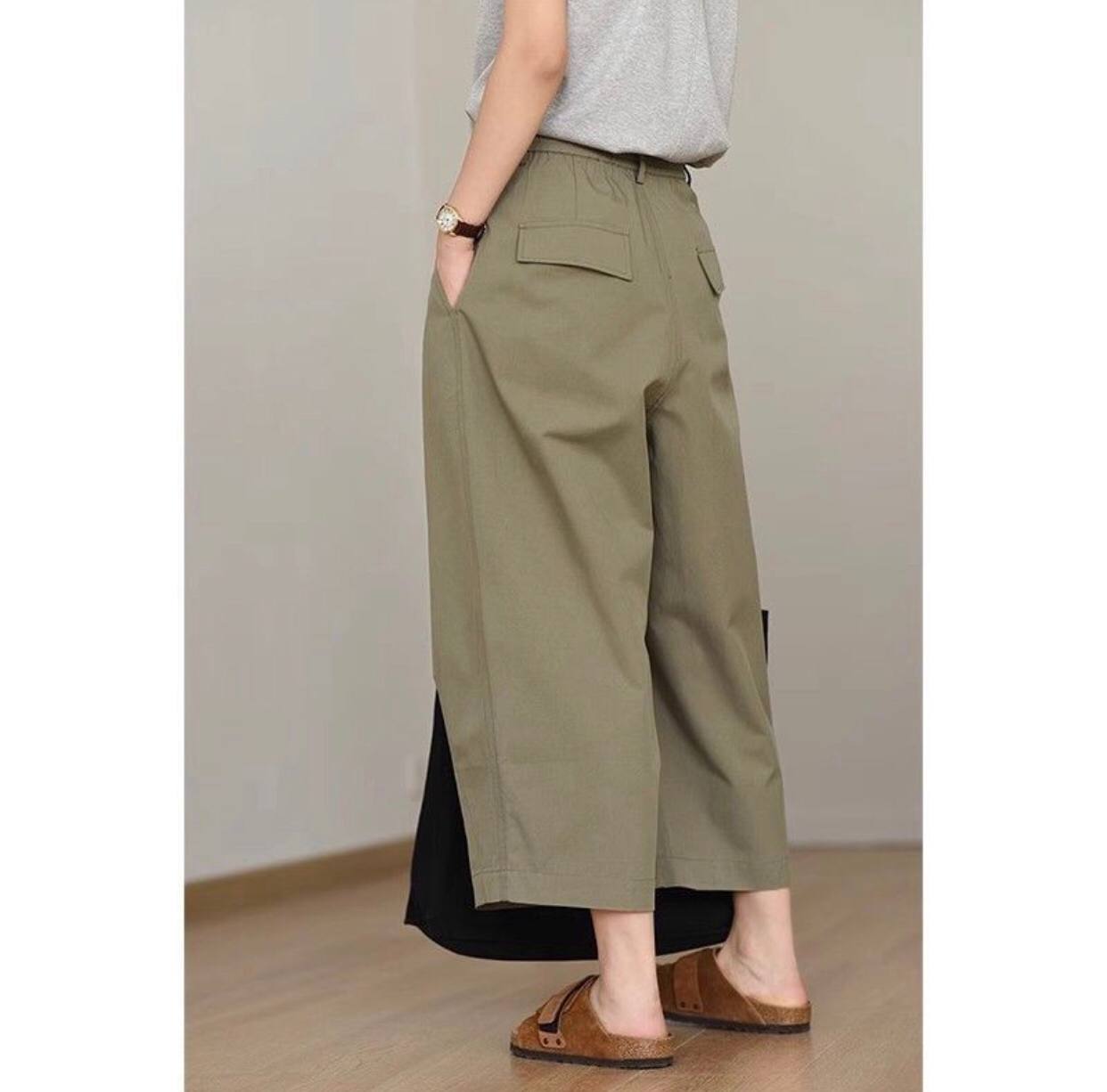 Quần suông nữ Nesa Shop, Chất vải Kaki mềm mịn, mặc mát, Quần kiểu nữ đẹp, kiểu dáng trẻ trung, quần ống suông nữ đẹp T53