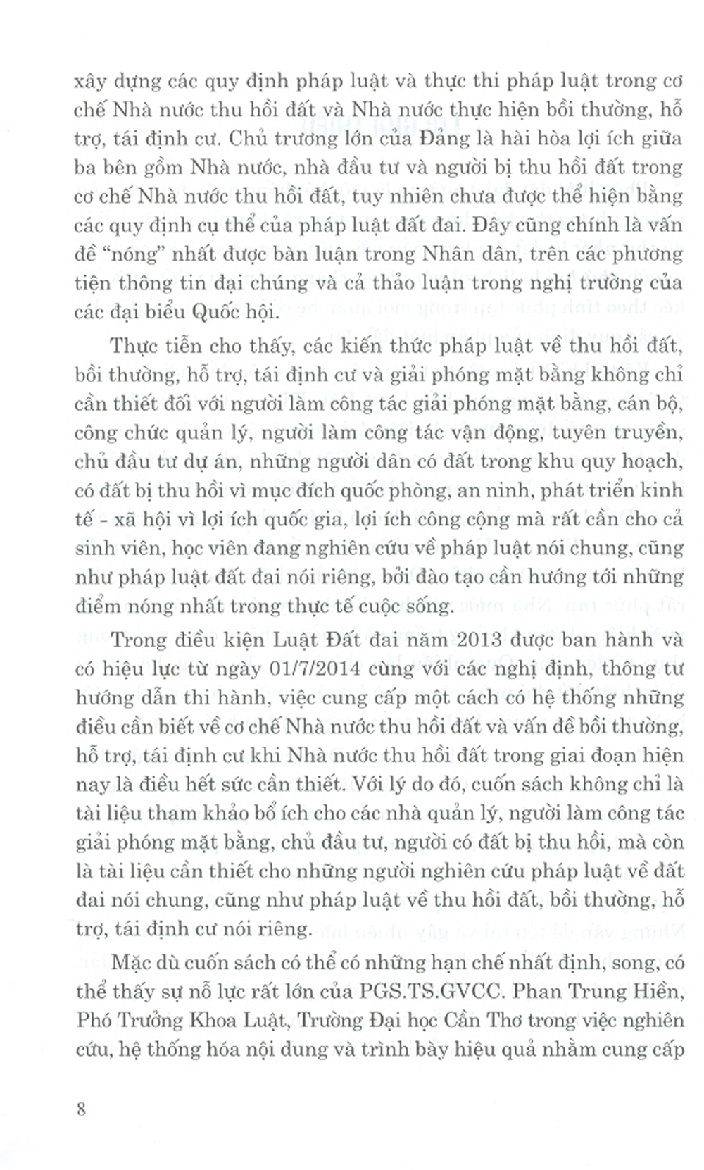 Những điều cần biết về bồi thường, hỗ trợ, tái định cư khi nhà nước thu hồi đất (Cập nhật Luật Đất đai (hiện hành) và các văn bản hướng dẫn thi hành mới nhất)