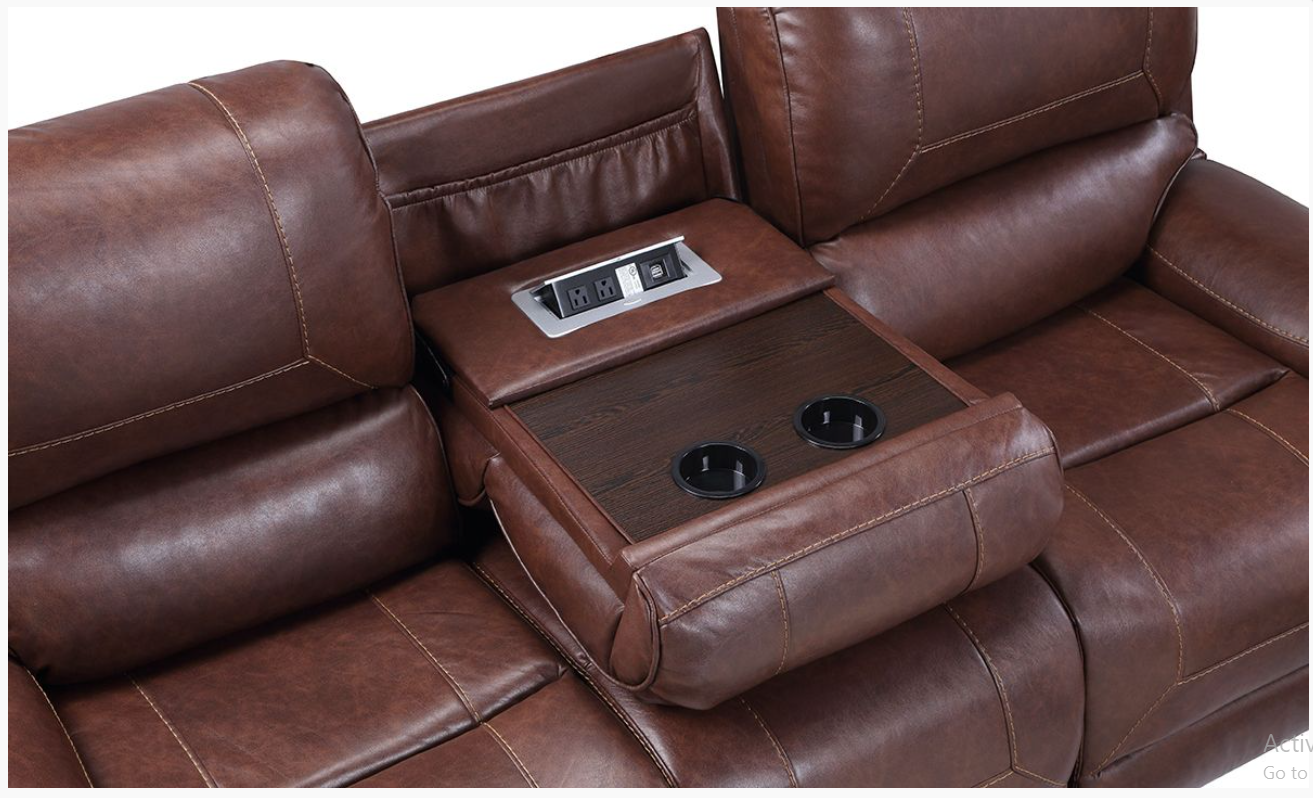 Ghế sofa thông minh ngã cơ cổng sạc USB ổ điện có khay nước Tundo STG3CT