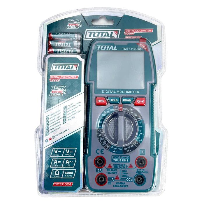 ĐỒNG HỒ VẠN NĂNG KỸ THUẬT SỐ 6V TOTAL TMT5310002 - HÀNG CHÍNH HÃNG