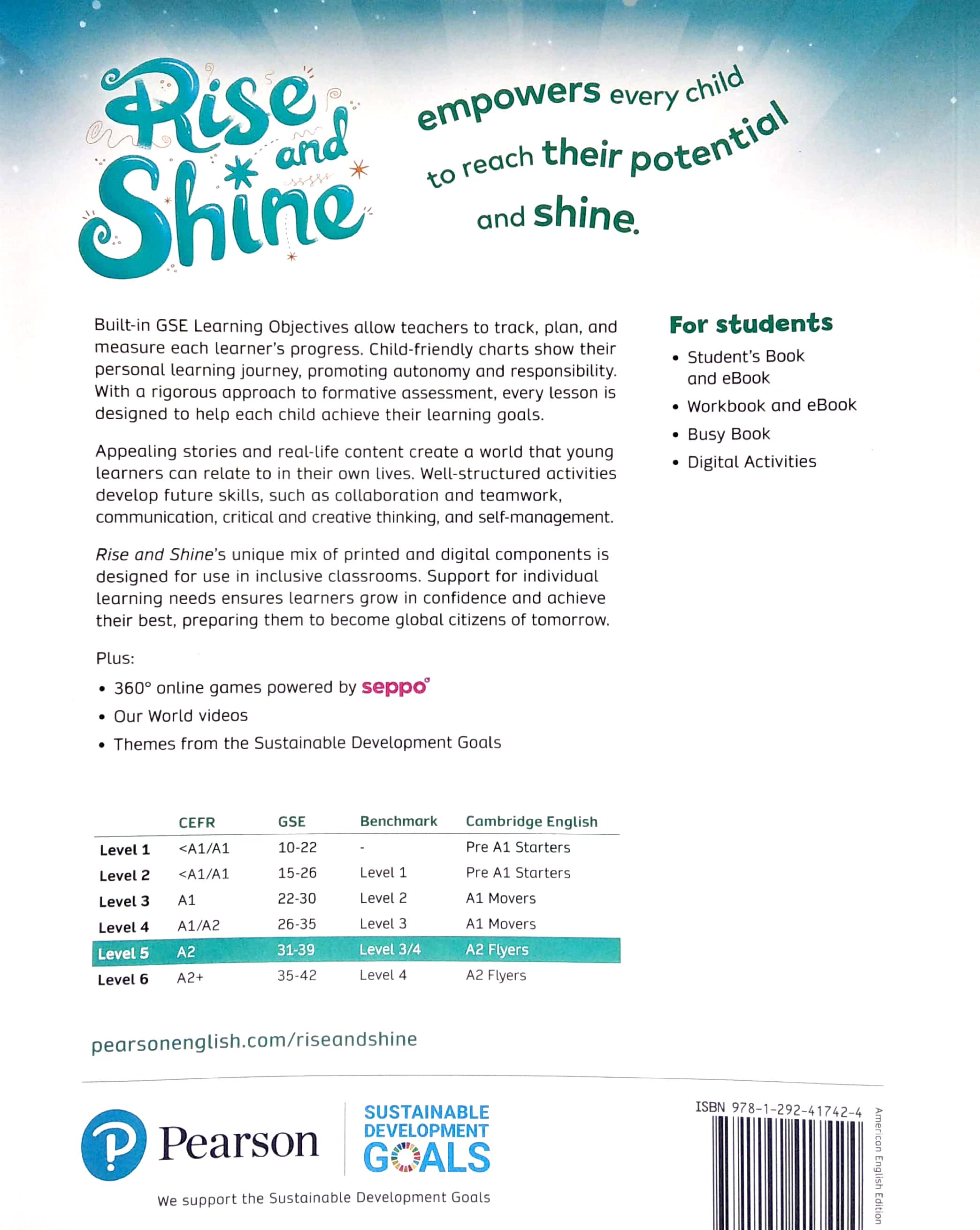 Rise And Shine American Level 5 Student's Book With ebook And Digital Activities