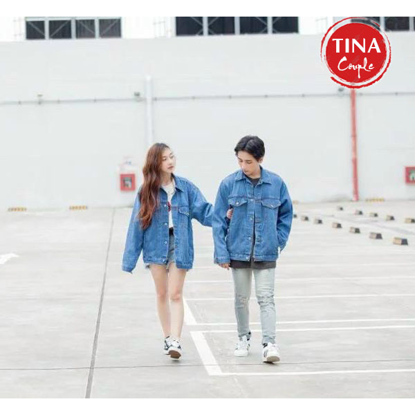 Áo Khoác Jeans Cặp, Áo Khoát Đôi Bền Đẹp - Couple Tina