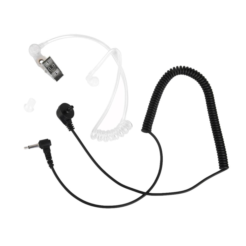 3.5mm Listen Only Acoustic Tube Earpiece for Walkie Talkie Kenwood Headset