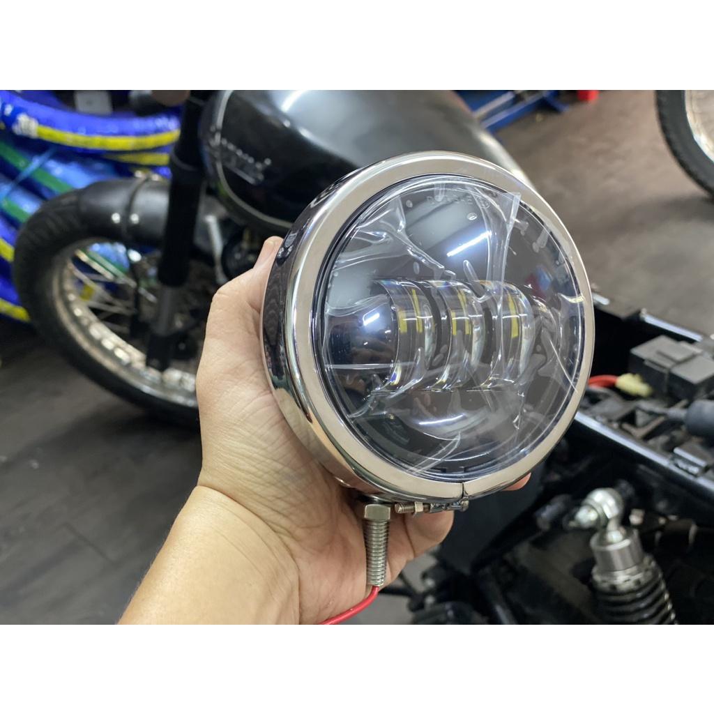 Đèn pha led 4,5 inch , bóng đèn pha led dành cho moto 4.5inch