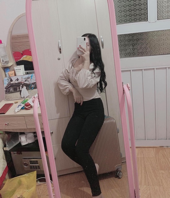 Quần legging ôm 4 TÚI dáng Hàn Quốc thời trang cho nữ