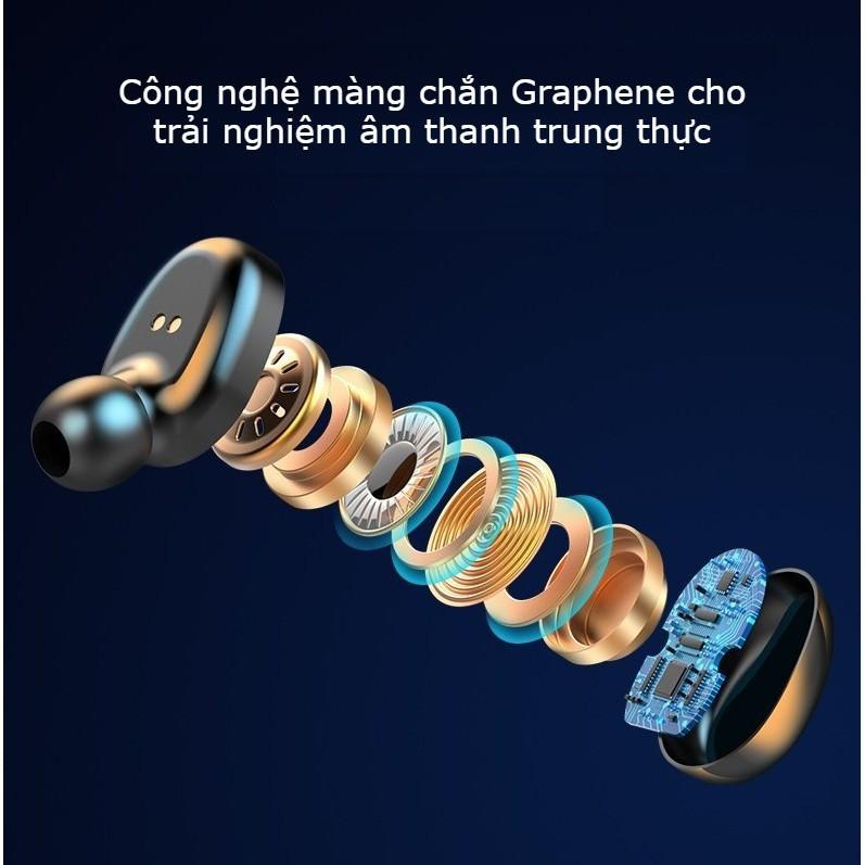 Tai nghe Bluetooth AMOI F9 bản QUỐC TẾ chạm cảm ứng chống nước IPX5 chống ồn cao cấp