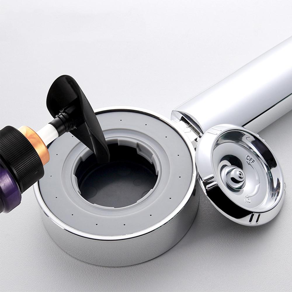 Đầu vòi hoa sen cầm tay Xịt hai mặt SPA được đánh bóng Chrome, đầu vòi sen cao áp