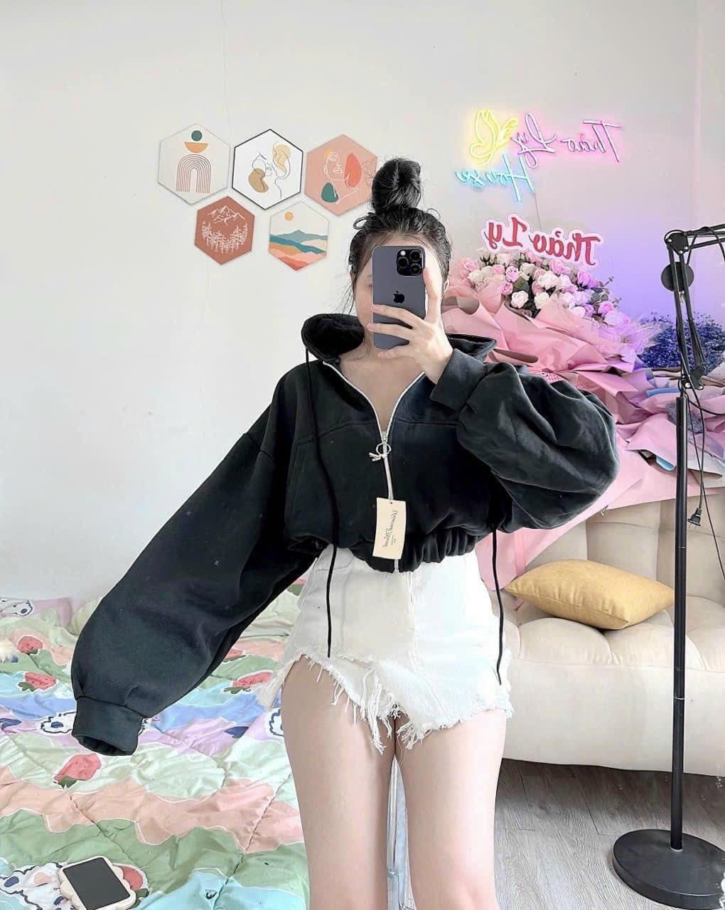 [FREESHIP] Áo Khoác Hoodie Zip Phong Cách Hàn Quốc Chất Vải Nỉ Siêu Dày Dặn Có Nón Bao Đẹp Áo Đẹp Hàng Hot Trend HTM FASHION - Xanh Nhạt