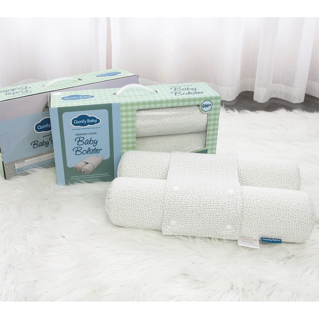 Gối chặn cho bé vải sợi tre bamboo kháng khuẩn cho bé Comfybaby CFN02